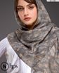 تصویر  شال سی آی اسکارف دوردوخت منگوله دار