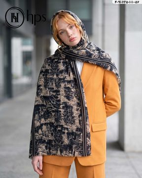 تصویر شال کجراه موهر دوخت و ریشه