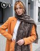 تصویر  شال کجراه موهر دوخت و ریشه
