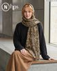 تصویر  شال کجراه موهر دوخت و ریشه