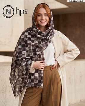 تصویر شال کجراه موهر دوخت و ریشه