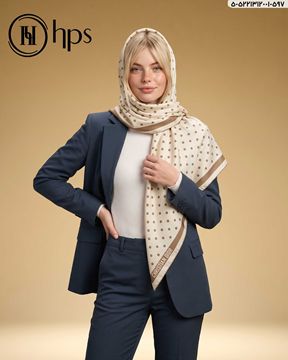 تصویر روسری نخی کرپ دوردوخت 120