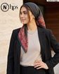 تصویر  روسری نخی ژاکارد دوردوخت 100