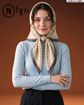 تصویر  روسری نخی ژاکارد دوردوخت 100