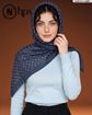 تصویر  روسری نخی ژاکارد دوردوخت 100