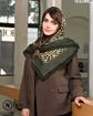 تصویر  روسری نخی ژاکارد دوردوخت 100