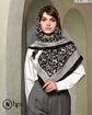 تصویر  روسری نخی ژاکارد دوردوخت 100