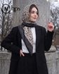 تصویر  روسری نخی ژاکارد دوردوخت 100