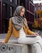 تصویر  روسری نخی ژاکارد دوردوخت 100