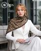 تصویر  روسری نخی ژاکارد دوردوخت 100