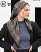 تصویر  روسری نخی ژاکارد دوردوخت 100