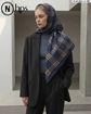 تصویر  روسری نخی ژاکارد دوردوخت 100