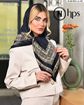 تصویر  روسری نخی ژاکارد دوردوخت 100