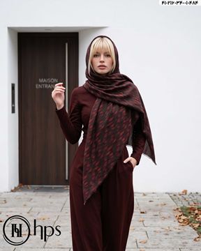 تصویر روسری سی آی اسکارف چهارطرف ریشه 140