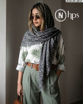 تصویر روسری سی آی اسکارف چهارطرف ریشه 140