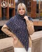 تصویر  روسری نخی کرپ چهارطرف ریشه 140