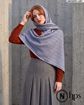 تصویر  روسری نخی کرپ چهارطرف ریشه 140