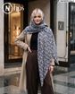 تصویر  روسری نخی کرپ چهارطرف ریشه 140