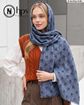 تصویر  شال کجراه موهر دوخت و ریشه