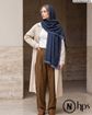 تصویر  شال کجراه موهر پلیسه دوخت و ریشه