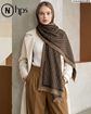 تصویر  شال کجراه موهر پلیسه دوخت و ریشه