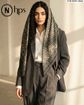 تصویر  روسری نخی ژاکارد دست دوز 120