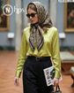 تصویر  روسری نخی ژاکارد دست دوز 120