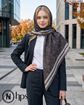 تصویر  روسری نخی ژاکارد دوردوخت 110
