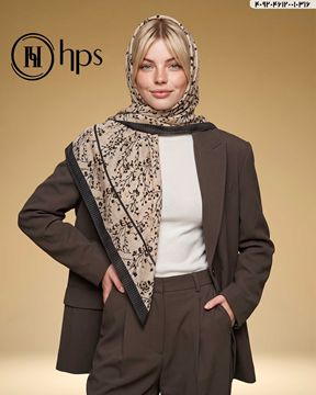 تصویر روسری نخی ژاکارد دوردوخت  120