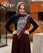 تصویر  روسری نخی ژاکارد دست دوز  120