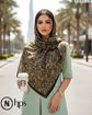 تصویر  روسری نخی ژاکارد دوردوخت 100