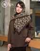 تصویر  روسری نخی ژاکارد دوردوخت 100