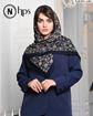 تصویر  روسری نخی ژاکارد دوردوخت 100