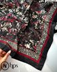 تصویر  روسری نخی ژاکارد دوردوخت 100