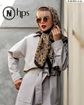 تصویر  روسری نخی ژاکارد دوردوخت 100