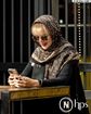 تصویر  روسری نخی ژاکارد دوردوخت 100
