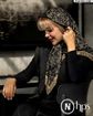 تصویر  روسری نخی ژاکارد دوردوخت 100