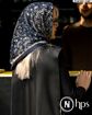 تصویر  روسری نخی ژاکارد دوردوخت 100