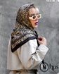 تصویر  روسری نخی ژاکارد دوردوخت 100