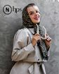 تصویر  روسری نخی ژاکارد دوردوخت 100