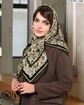 تصویر  روسری نخی ژاکارد دوردوخت 100