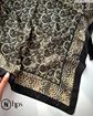 تصویر  روسری نخی ژاکارد دوردوخت 100
