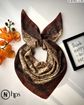 تصویر  روسری نخی ژاکارد دوردوخت 100