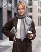 تصویر  روسری نخی کرپ دوردوخت 110