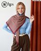 تصویر  روسری نخی کرپ دوردوخت 110