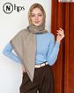 تصویر  روسری نخی کرپ دوردوخت 110