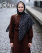 تصویر  روسری نخی کرپ دوردوخت 110