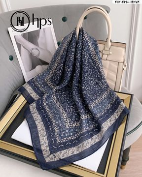 تصویر روسری درختی دوردوخت 100
