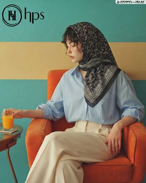 تصویر روسری درختی دوردوخت 100