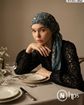 تصویر  روسری درختی دوردوخت 100